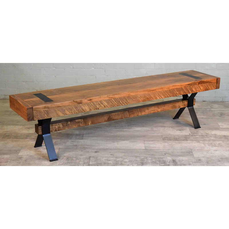 Union Rustic Anandi Solid Wood Bench Wayfair